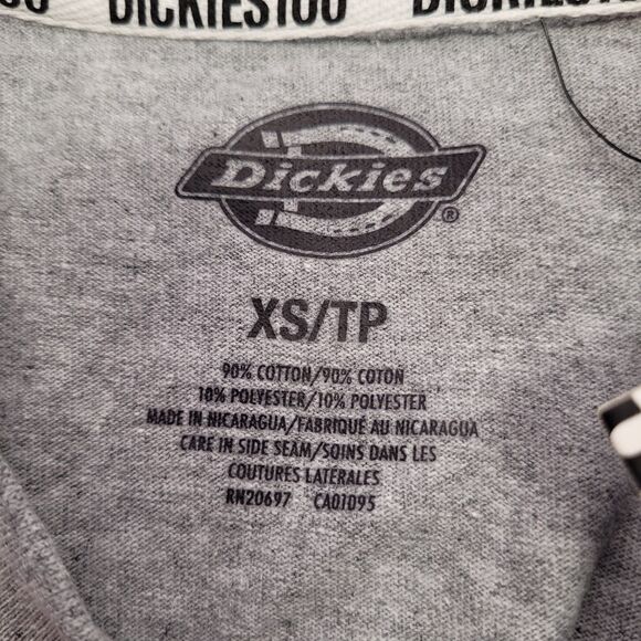 Dickies Men 100 Years Anniversary Short Sleeve T-Shirt Heather Gray X-Small - Picture 7 of 10